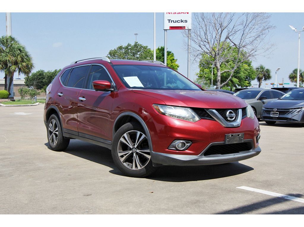 2016 Nissan Rogue SL Red at DeMontrond Gulf Freeway