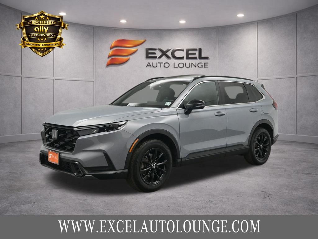 Gray 2025 Honda CR-V Hybrid Sport-L AWD SUV / Crossover All-Wheel Drive Continuously Variable Transmission