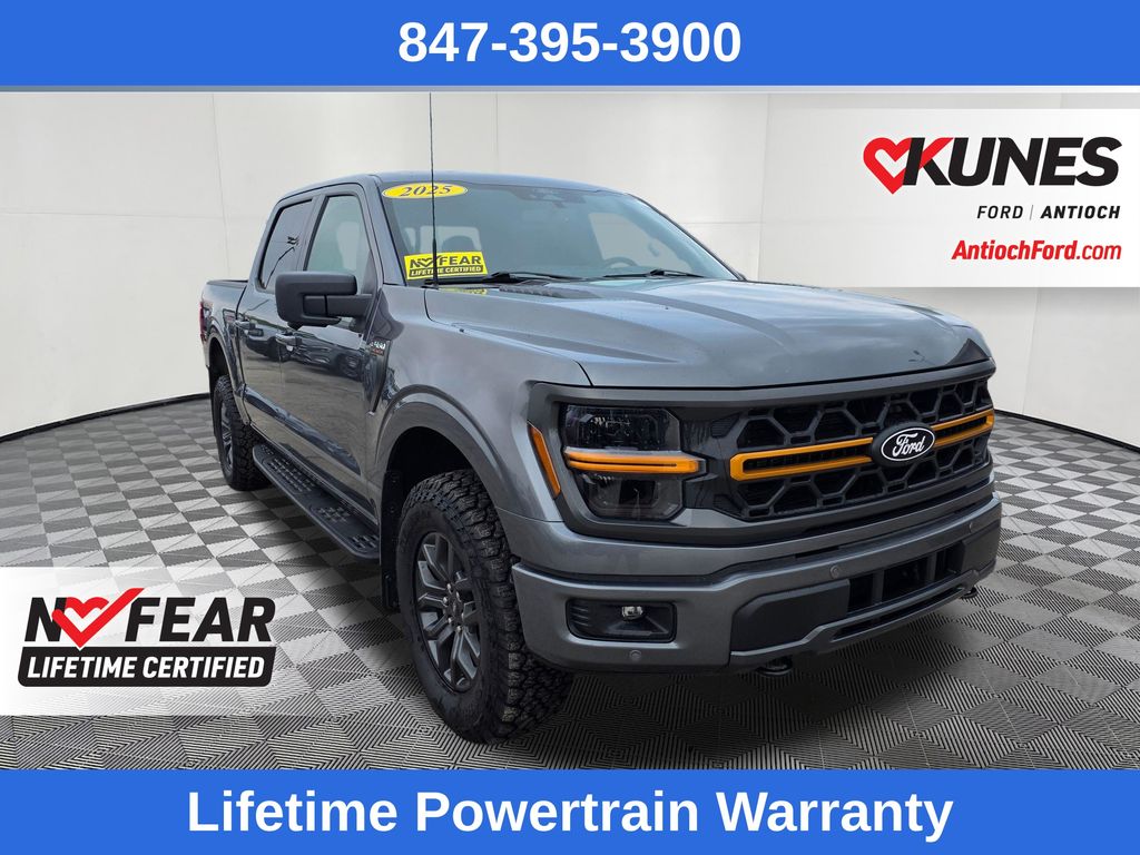 Gray 2025 Ford F-150 Pickup Truck Four-Wheel Drive Automatic