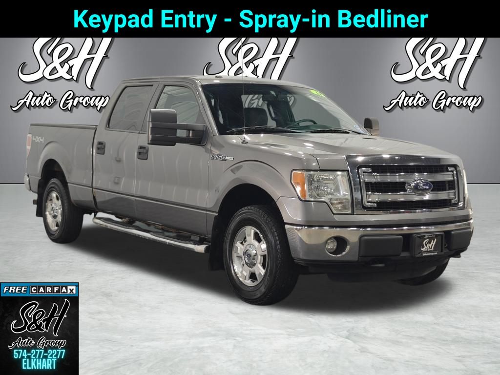 Sterling Gray Metallic 2014 Ford F-150 Pickup Truck Four-Wheel Drive 6-Speed Automatic