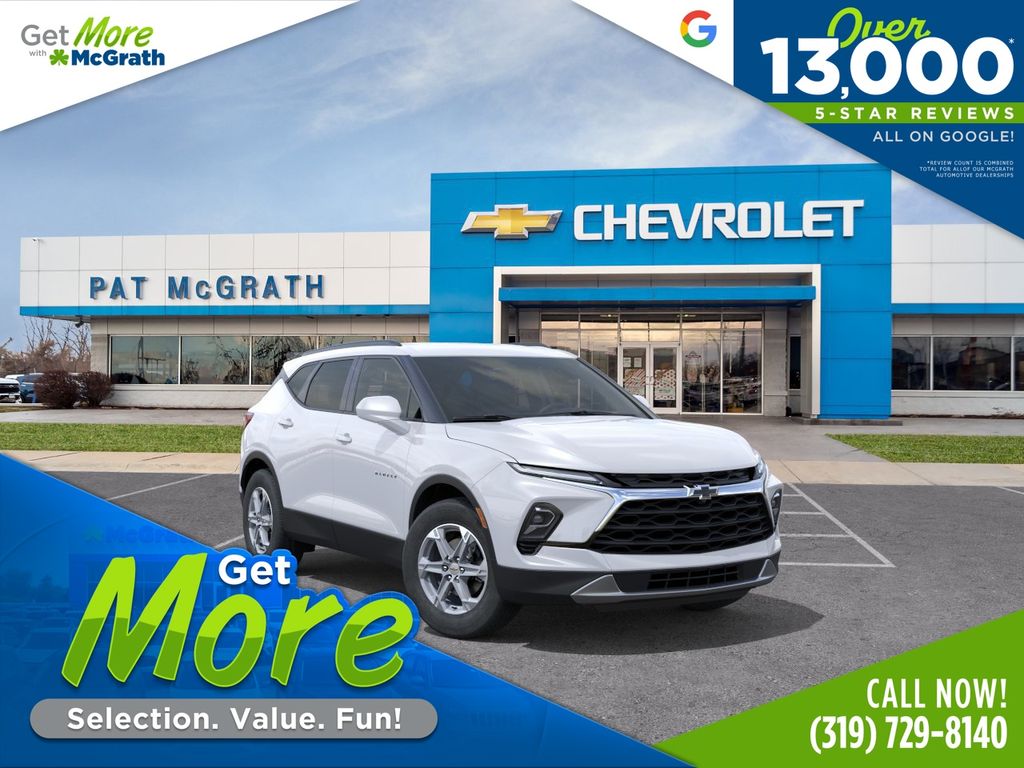 Summit White 2026 Chevrolet Blazer SUV / Crossover  9-Speed Automatic Overdrive