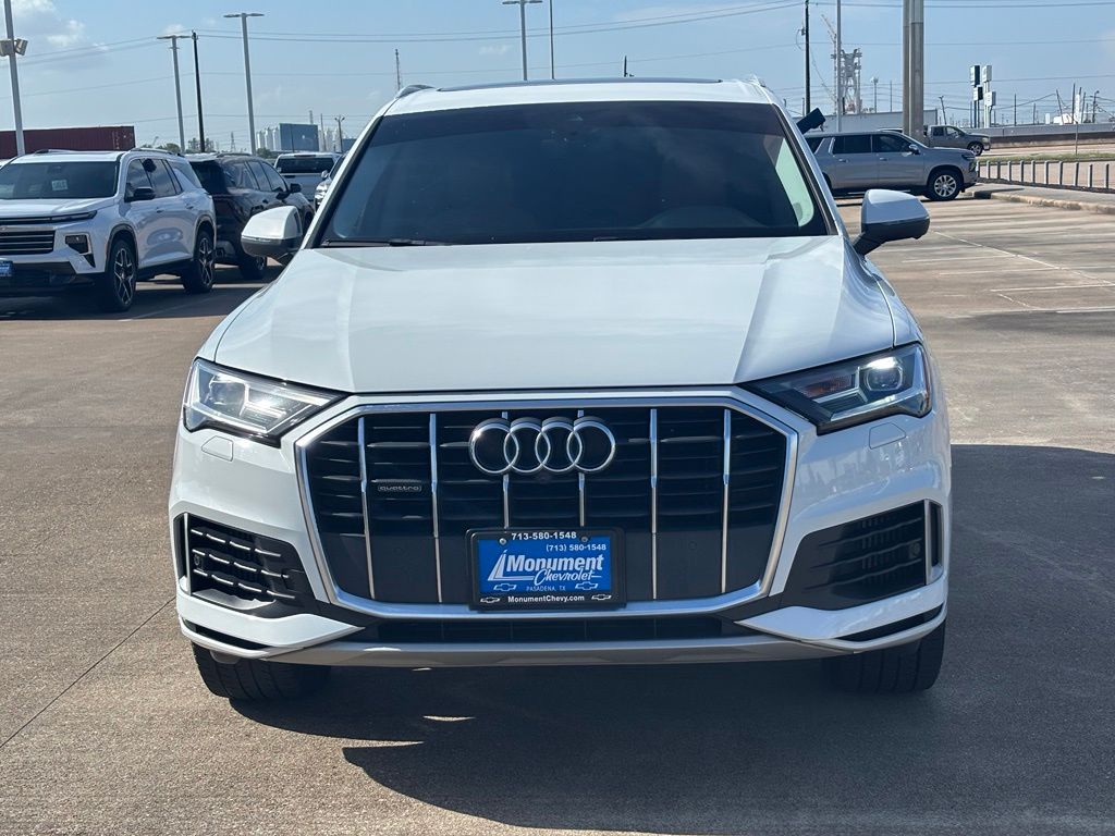 2020 Audi Q7 55 Premium Plus White at Westside Lexus