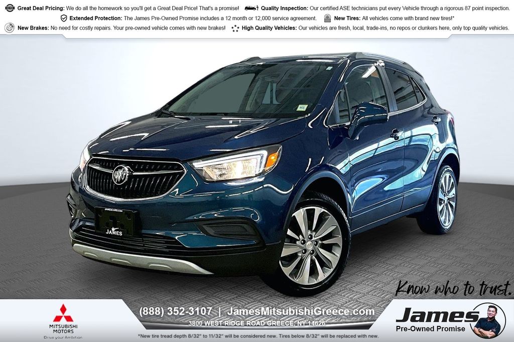 Blue (Deep Azure Metallic) 2020 Buick Encore Preferred AWD SUV / Crossover All-Wheel Drive 6-Speed Automatic Overdrive
