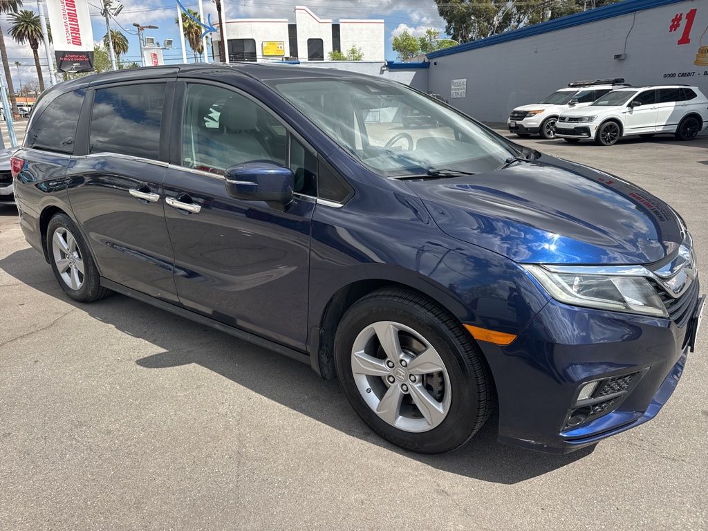 Dark Blue 2019 Honda Odyssey EX-L FWD Minivan Front-Wheel Drive 9-Speed Automatic