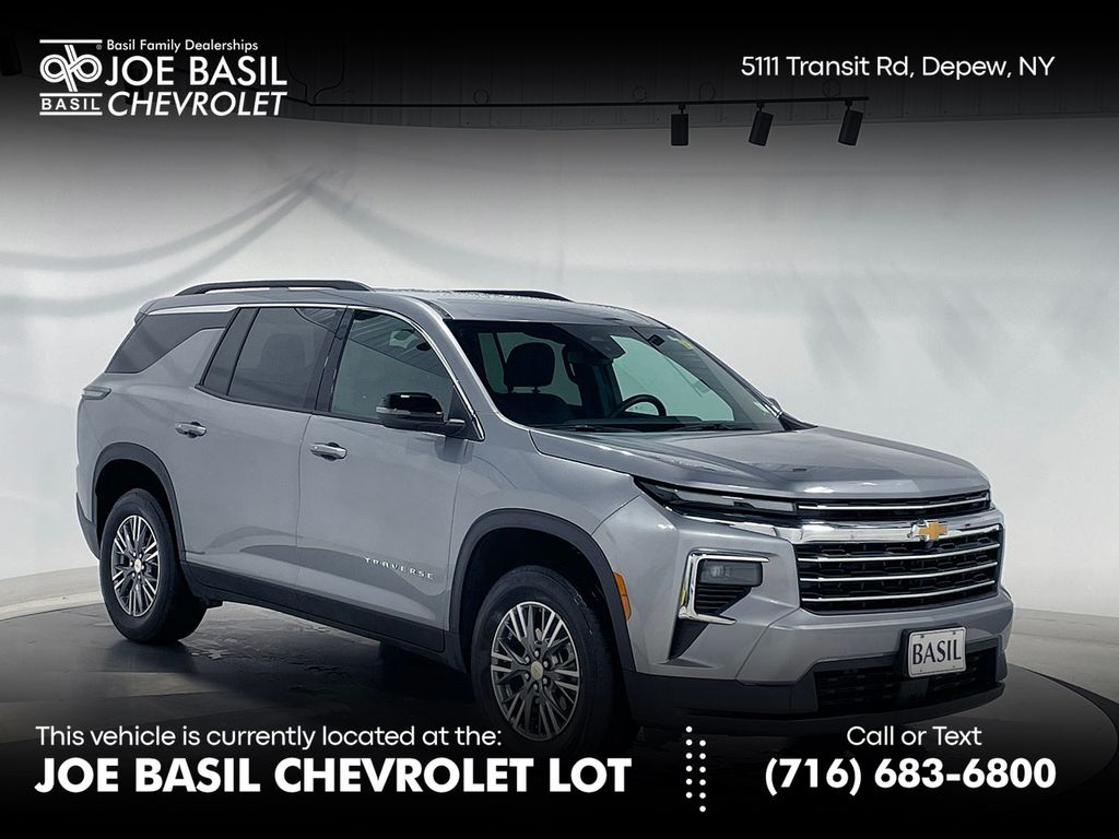 Sterling Gray Metallic 2025 Chevrolet Traverse SUV / Crossover Four-Wheel Drive 8-Speed Automatic
