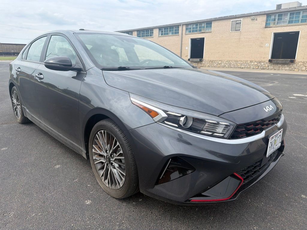 2023 Gravity Gray Kia Forte GT-Line FWD Sedan
