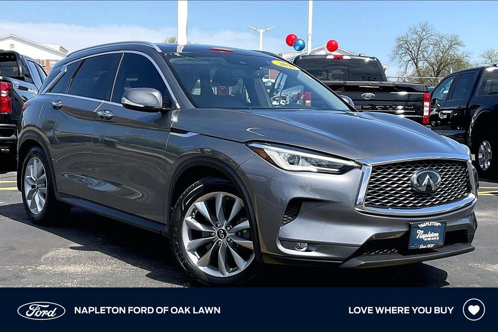 Gray (Graphite Shadow) 2021 INFINITI QX50 Luxe AWD SUV / Crossover All-Wheel Drive Continuously Variable Transmission