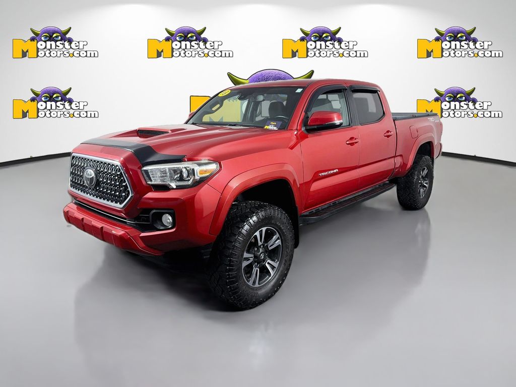 Red 2018 Toyota Tacoma Pickup Truck Four-Wheel Drive 6-Speed Automatic