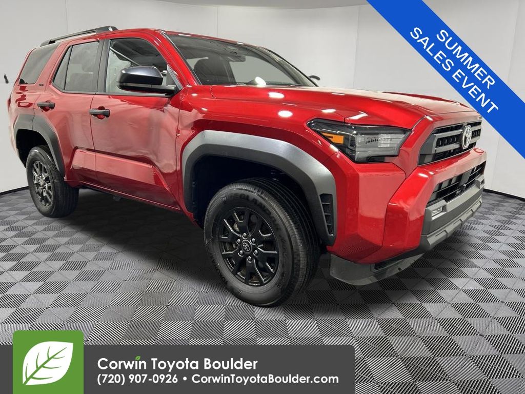 Supersonic Red 2025 Toyota 4Runner SUV / Crossover Four-Wheel Drive 8-Speed Automatic