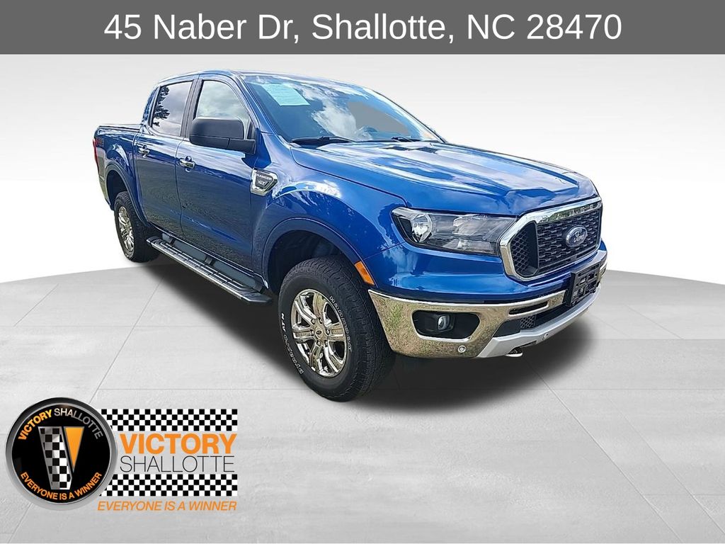 Lightning Blue Metallic 2020 Ford Ranger Pickup Truck Four-Wheel Drive Automatic