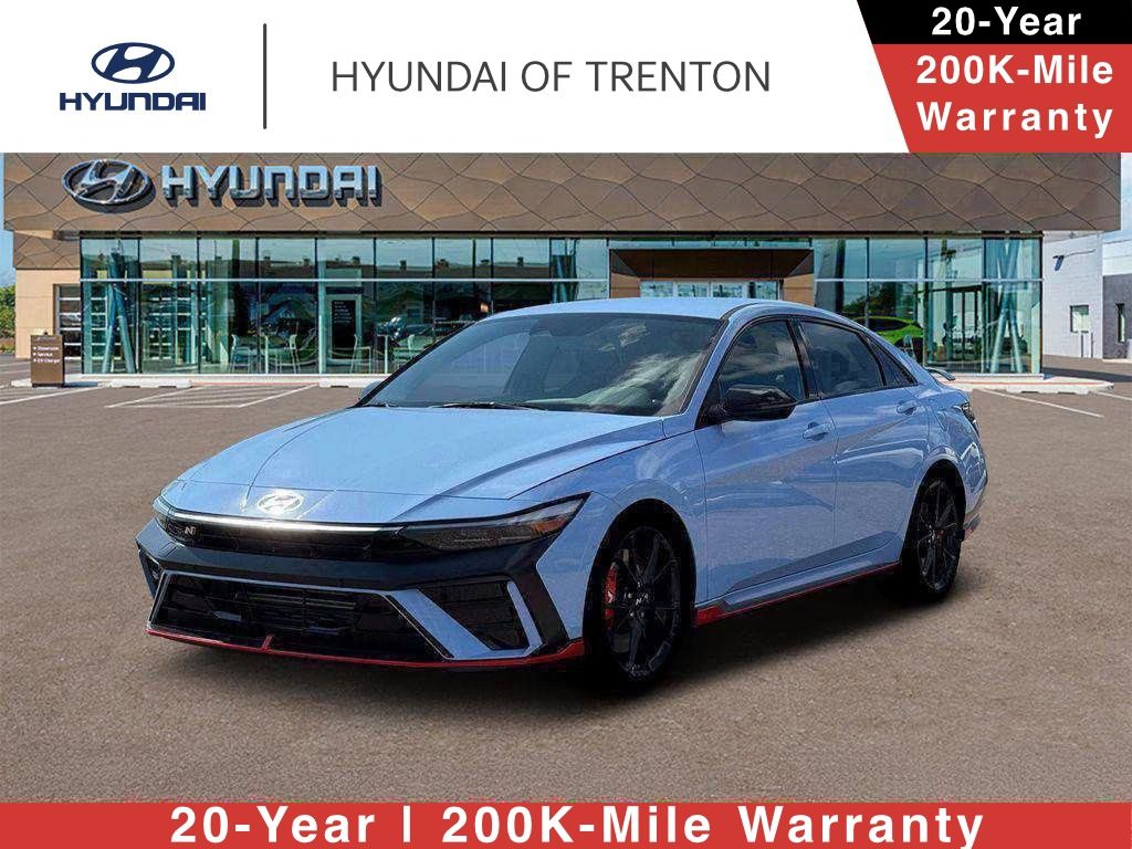 Performance Blue 2026 Hyundai Elantra N Sedan Front-Wheel Drive 8-Speed Automatic