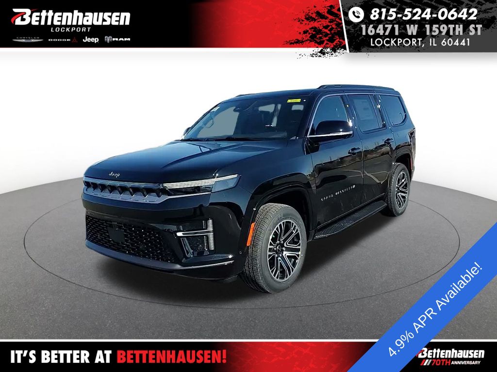 Black 2026 Jeep Grand Wagoneer SUV / Crossover Four-Wheel Drive 8-Speed Automatic