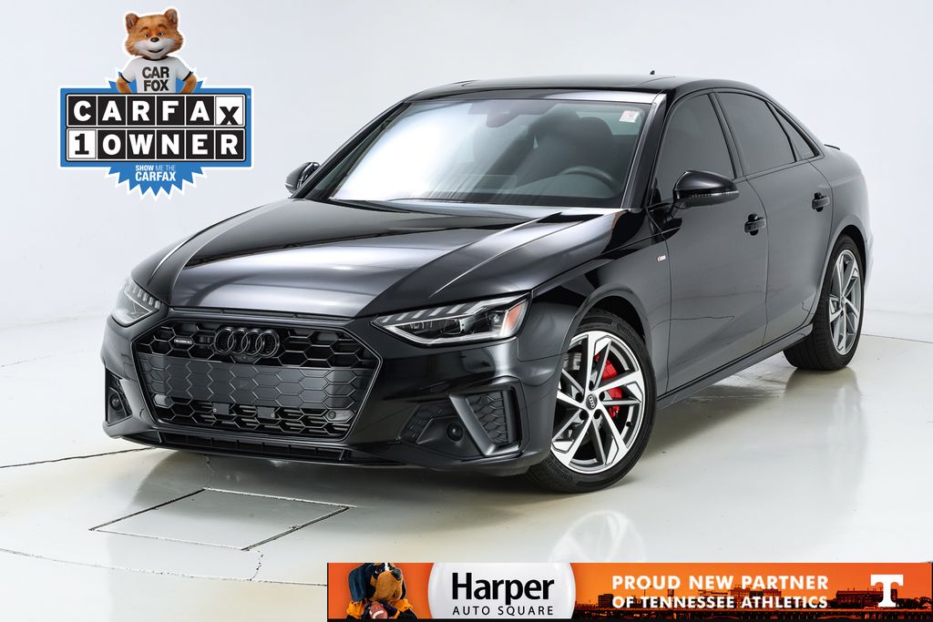Mythos Black Metallic 2023 Audi A4 Sedan All-Wheel Drive 7-Speed Automatic