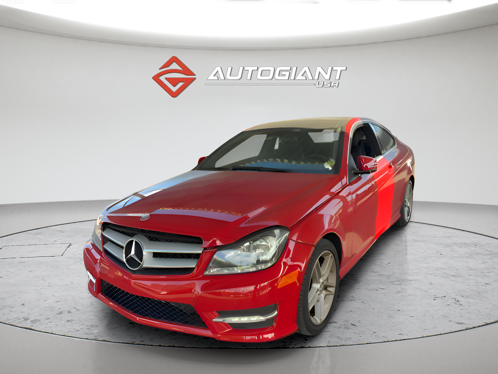 Red 2013 Mercedes-Benz C-Class C 350 Coupe Coupe Rear-Wheel Drive 7-Speed Automatic