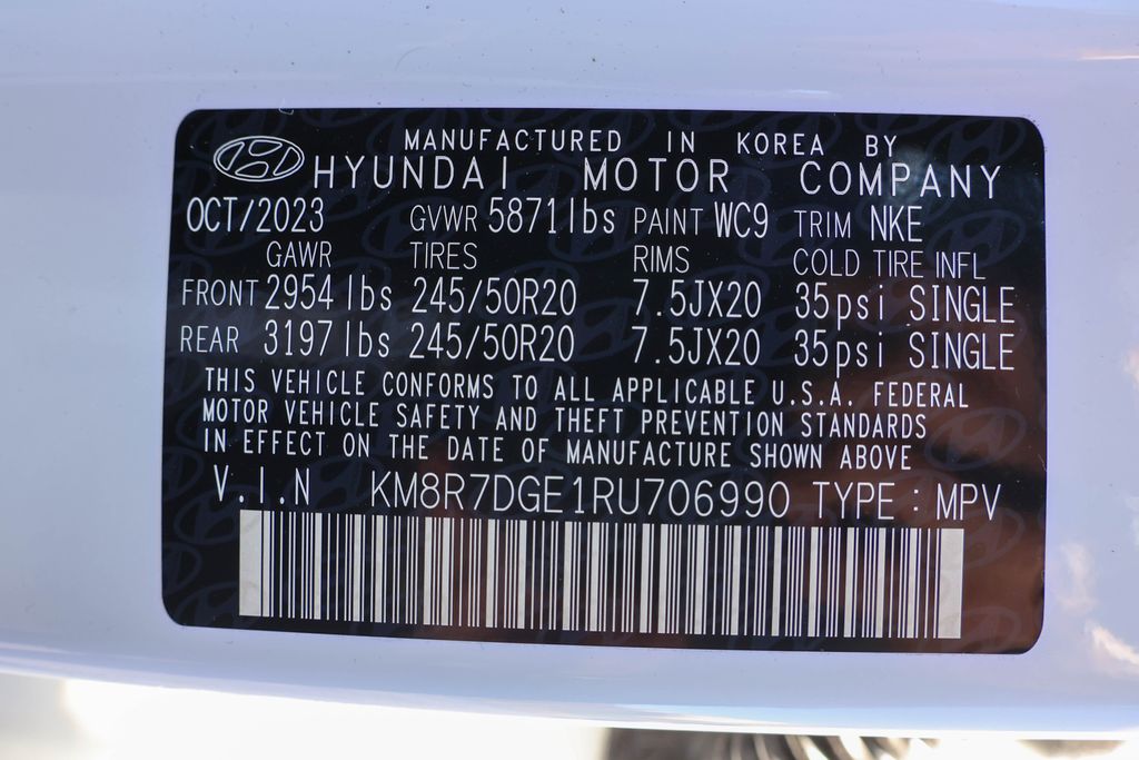 2024 Hyundai Palisade Calligraphy Night Edition 43