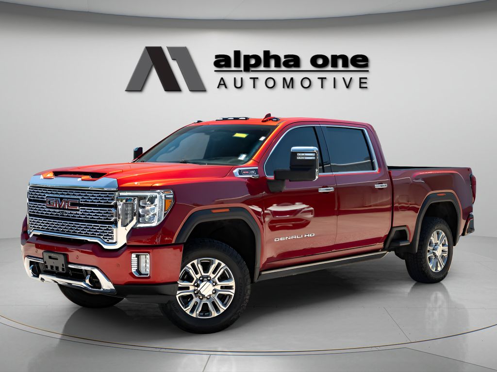 Cayenne Red Tintcoat 2021 GMC Sierra 2500HD Pickup Truck Four-Wheel Drive 6-Speed Automatic