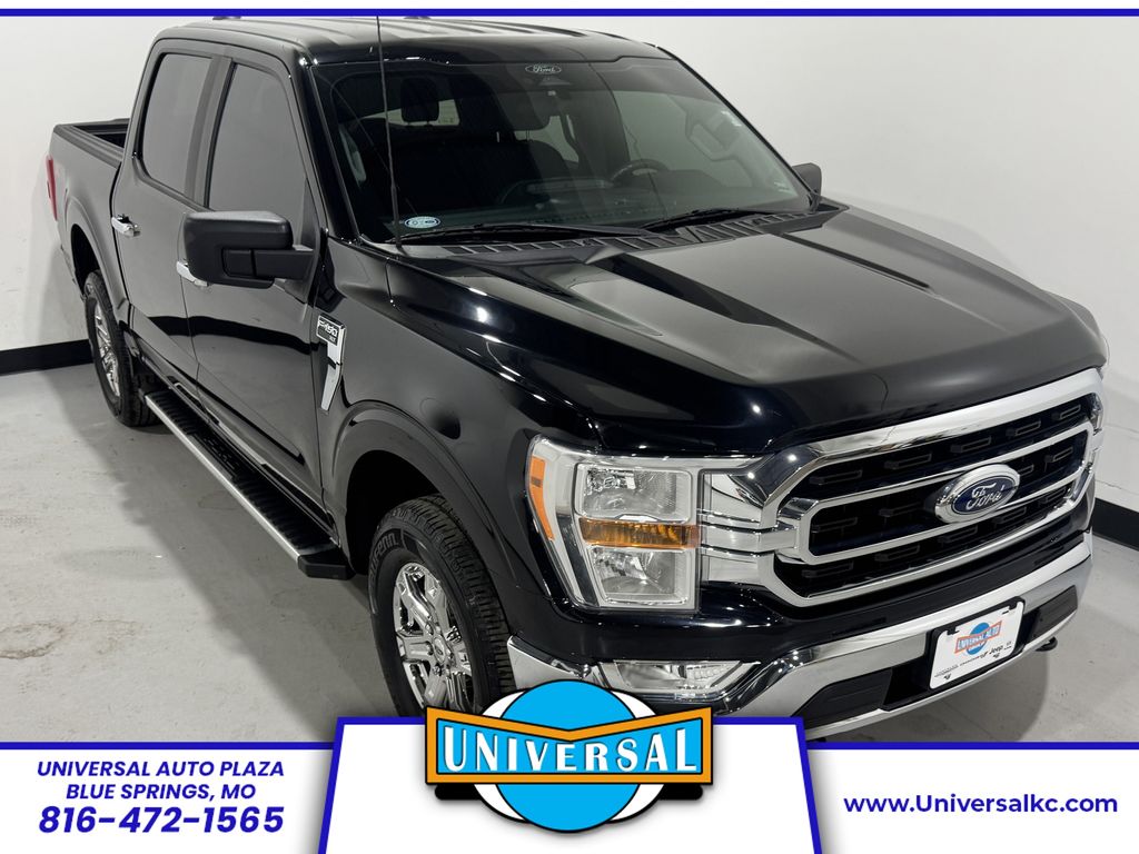 Agate Black Metallic 2022 Ford F-150 Pickup Truck Four-Wheel Drive Automatic