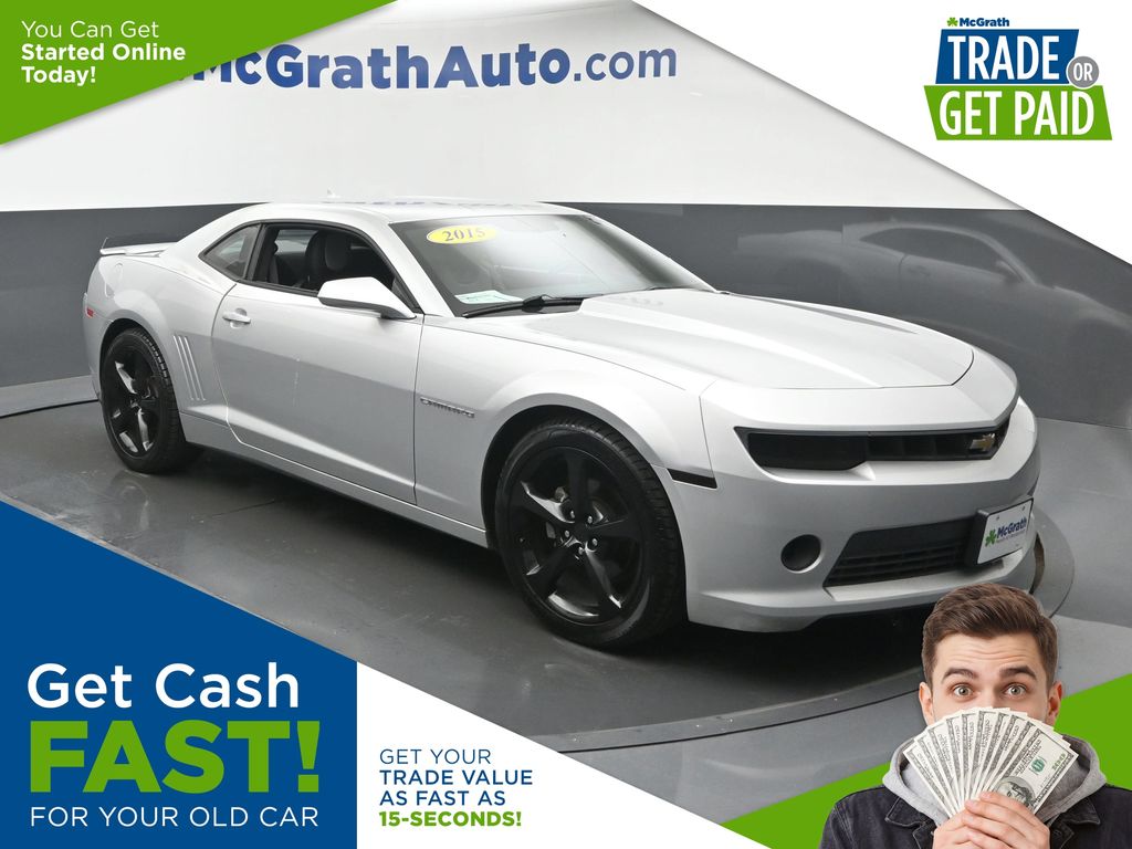 Silver Ice Metallic 2015 Chevrolet Camaro Coupe Rear-Wheel Drive 6-Speed Automatic