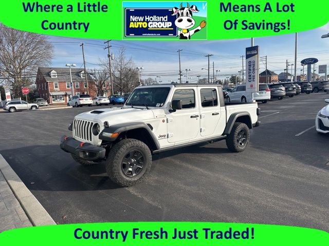 Bright White Clearcoat 2021 Jeep Gladiator Mojave Crew Cab 4WD Pickup Truck Four-Wheel Drive 8-Speed Automatic