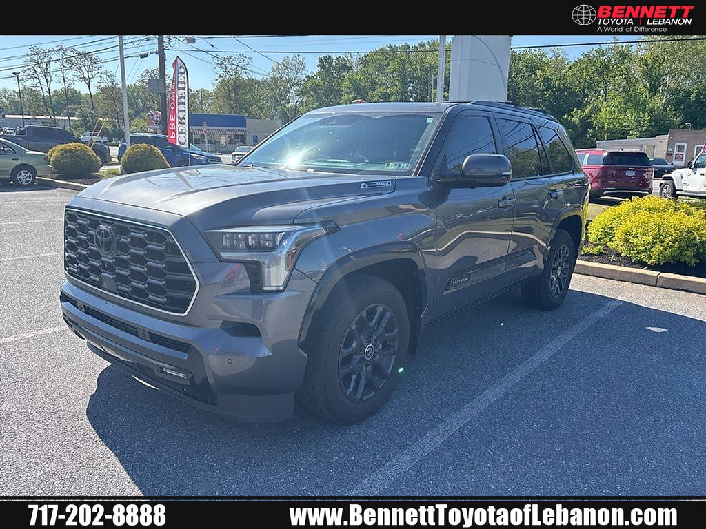 Magnetic Gray Metallic 2024 Toyota Sequoia Platinum 4WD SUV / Crossover Four-Wheel Drive Automatic