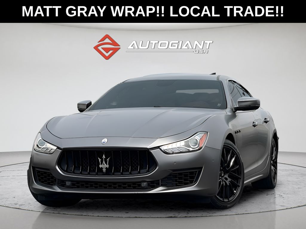 Gray 2018 Maserati Ghibli Sedan Rear-Wheel Drive 8-Speed Automatic