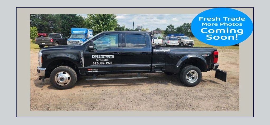 Black Metallic 2023 Ford F-350 Super Duty Pickup Truck Four-Wheel Drive Automatic