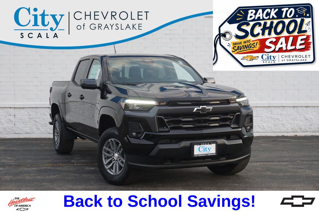 Black 2026 Chevrolet Colorado Pickup Truck Four-Wheel Drive 8-Speed Automatic