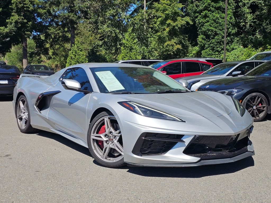 Blade Silver Metallic 2020 Chevrolet Corvette Convertible Rear-Wheel Drive 8-Speed Dual Clutch
