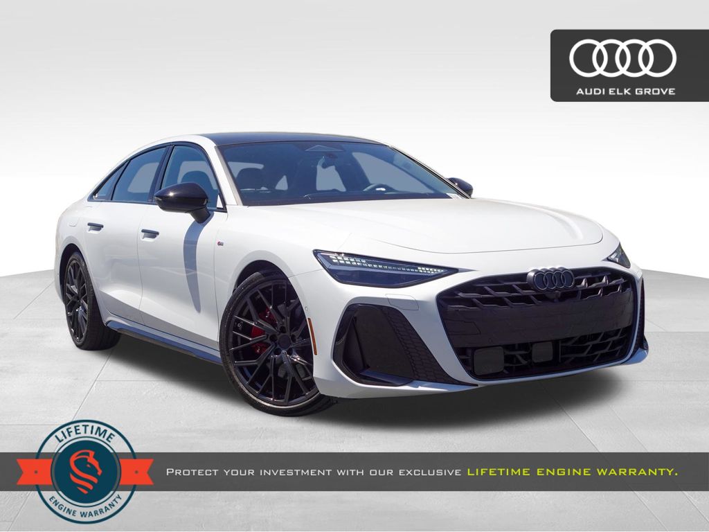 Glacier White Metallic 2026 Audi A6 Sedan All-Wheel Drive 7-Speed Automatic