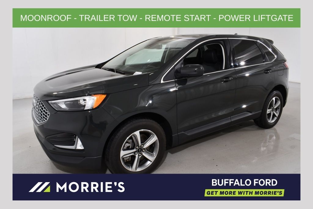 Forged Green Metallic 2024 Ford Edge SUV / Crossover All-Wheel Drive 8-Speed Automatic