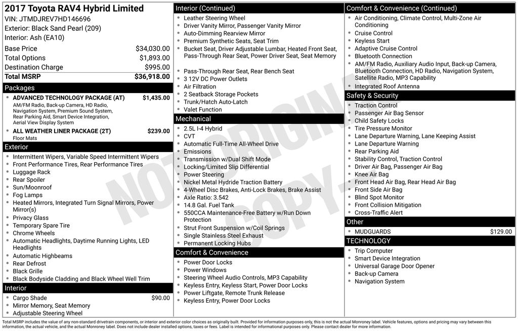 Used 2017 Black Toyota Limited image 6