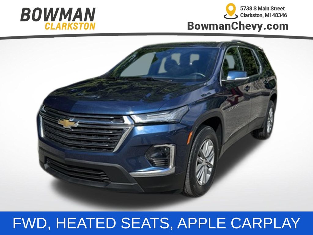 Northsky Blue Metallic 2023 Chevrolet Traverse SUV / Crossover Front-Wheel Drive 9-Speed Automatic