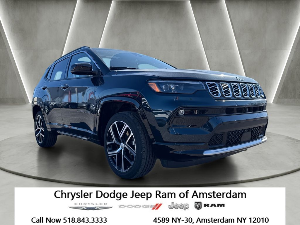 Fathom Blue Pearlcoat 2024 Jeep Compass Limited 4WD SUV / Crossover Four-Wheel Drive 8-Speed Automatic