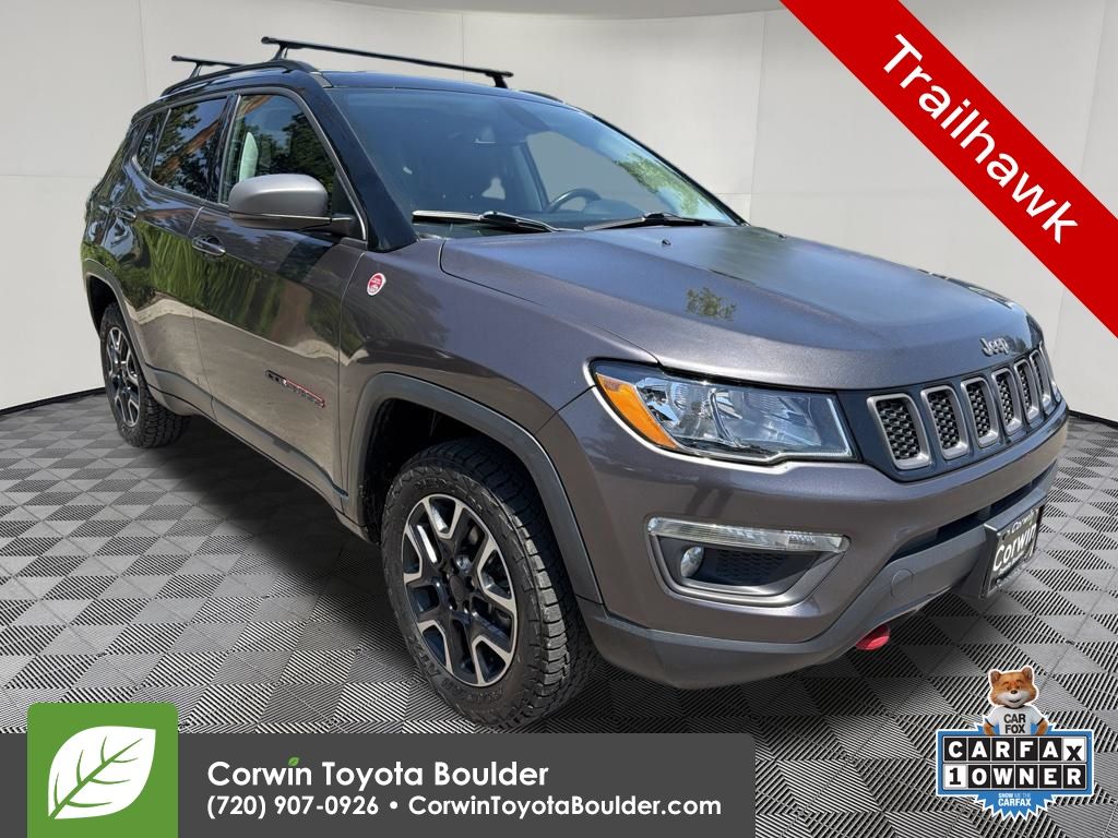 Gray (Granite Crystal Metallic Clearcoat) 2019 Jeep Compass SUV / Crossover Four-Wheel Drive 9-Speed Automatic