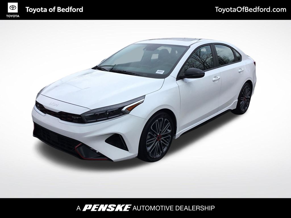 Snow White Pearl 2022 Kia Forte GT FWD Sedan Front-Wheel Drive 7-Speed Automatic