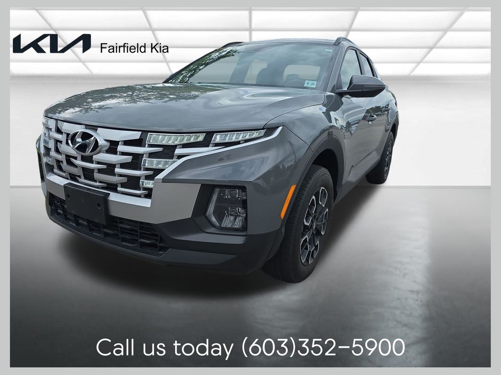 Hampton Gray 2024 Hyundai Santa Cruz Pickup Truck All-Wheel Drive 8-Speed Automatic