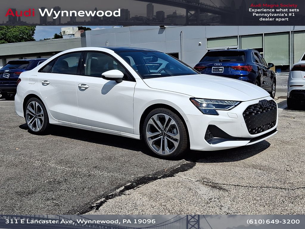 Arkona White 2026 Audi A3 Hatchback 7-Speed Automatic