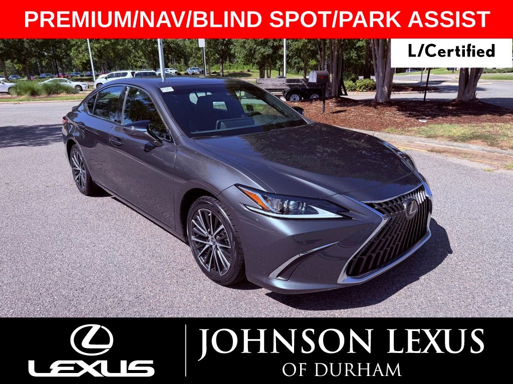 Cloudburst Gray 2025 Lexus ES Hybrid Sedan Front-Wheel Drive Continuously Variable Transmission