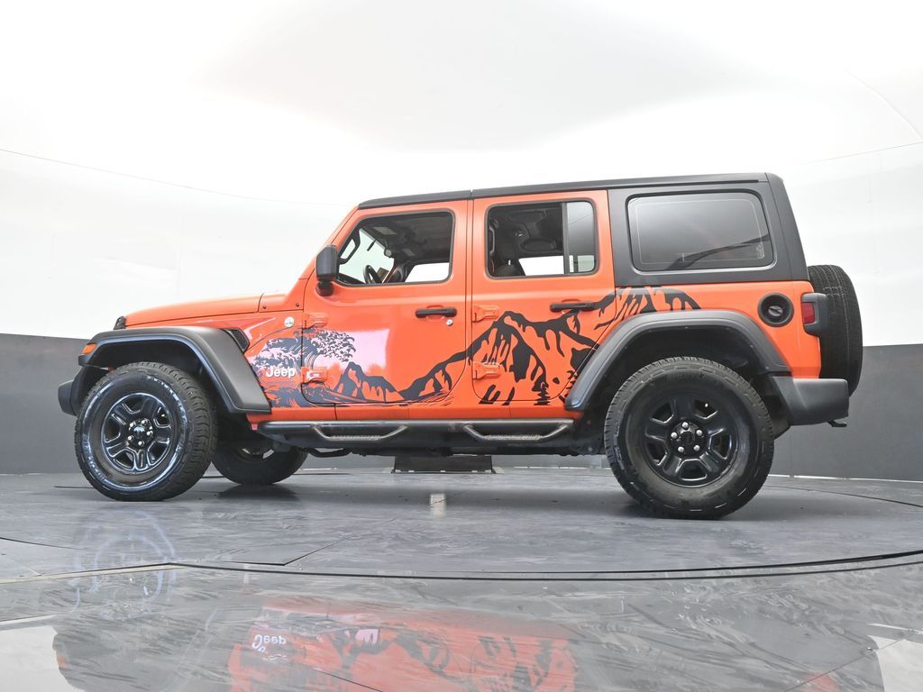 Used 2018 Punkn Metallic Clearcoat Jeep Unlimited Sport image 54