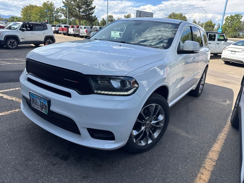 White Knuckle Clearcoat 2019 Dodge Durango SUV / Crossover All-Wheel Drive 8-Speed Automatic