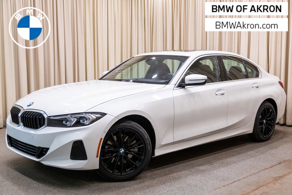 Mineral White Metallic 2024 BMW 3 Series Sedan All-Wheel Drive 8-Speed Automatic