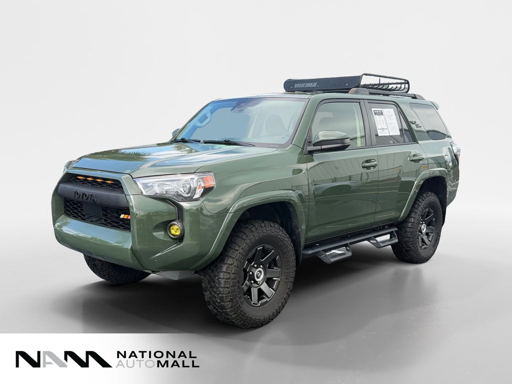 Army Green 2022 Toyota 4Runner SUV / Crossover Four-Wheel Drive 5-Speed Automatic