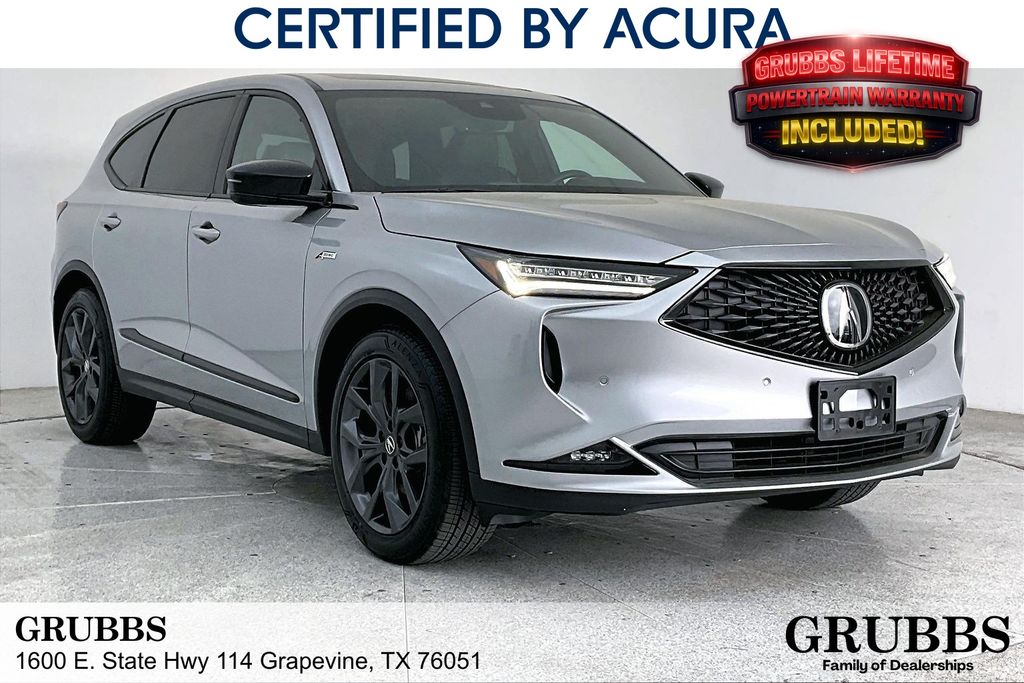 Lunar Silver Metallic 2024 Acura MDX SH-AWD with A-SPEC Package SUV / Crossover All-Wheel Drive Automatic