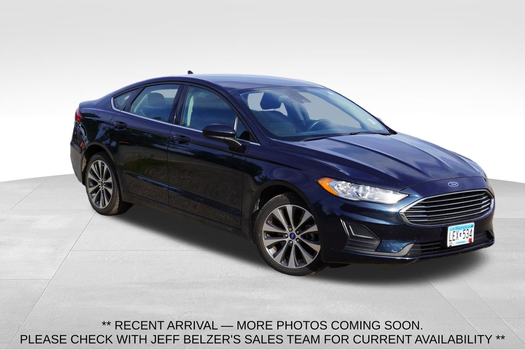 Blue Metallic 2020 Ford Fusion Sedan All-Wheel Drive 6-Speed Automatic