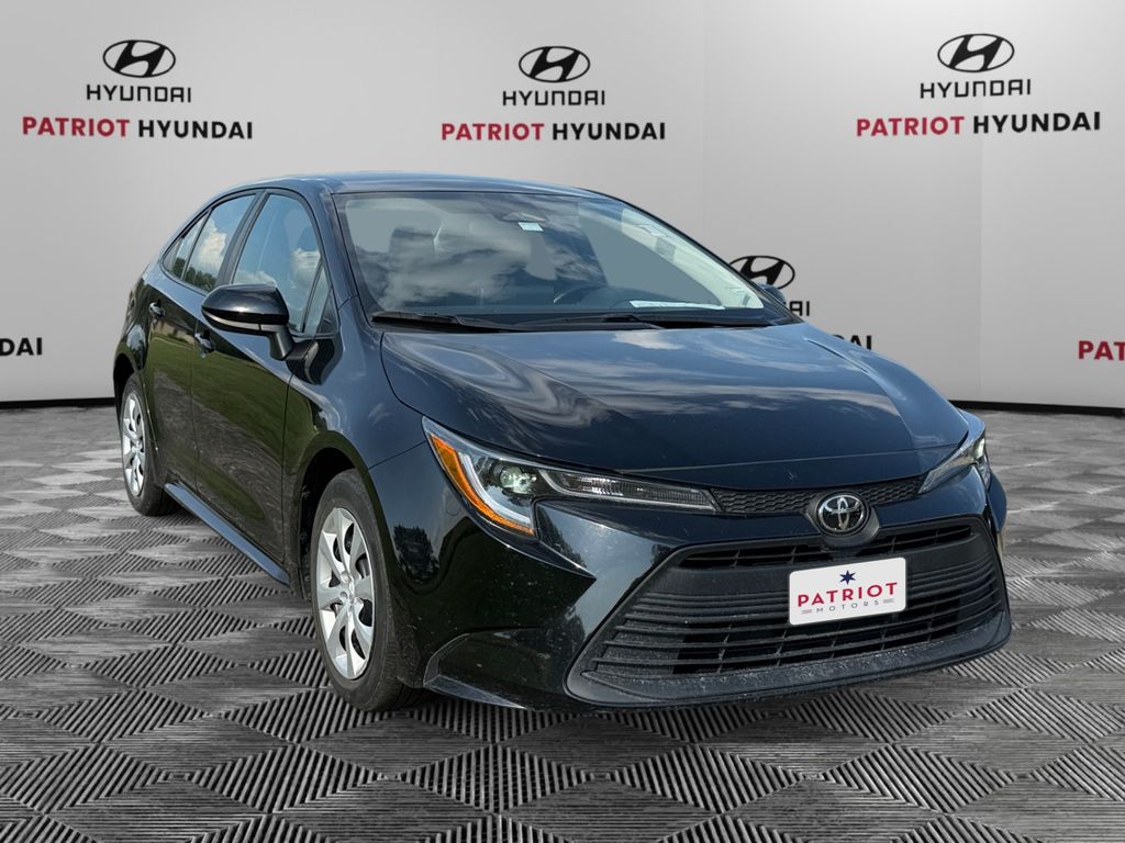Black 2024 Toyota Corolla Sedan Front-Wheel Drive Continuously Variable Transmission