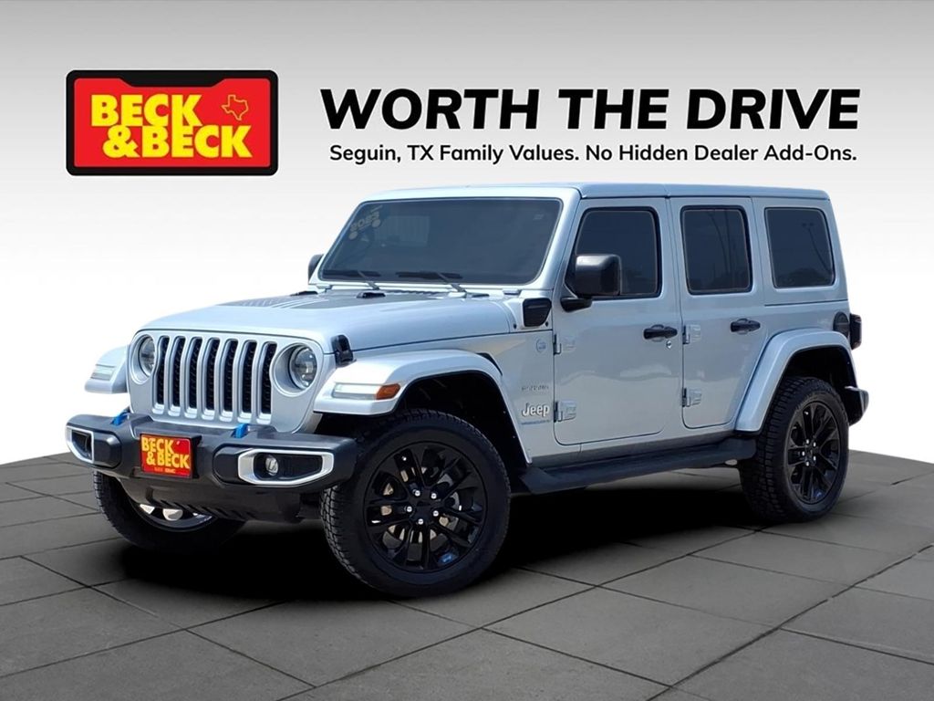 Silver Zynith Clearcoat 2023 Jeep Wrangler 4xe Sahara 4WD SUV / Crossover Four-Wheel Drive 8-Speed Automatic