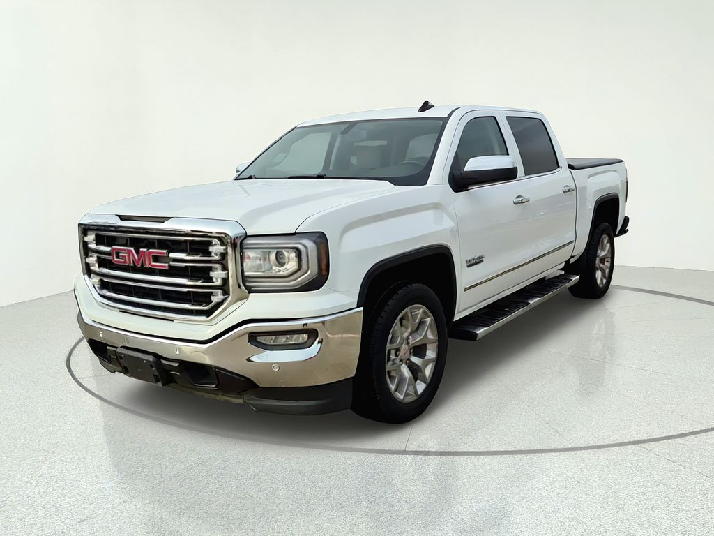 2018 GMC Sierra 1500 SLT White at Bravo Nissan