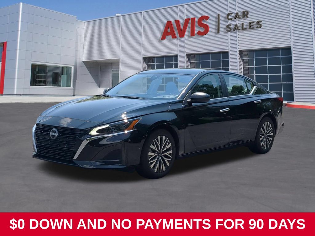 Black 2025 Nissan Altima Sedan Front-Wheel Drive Continuously Variable Transmission