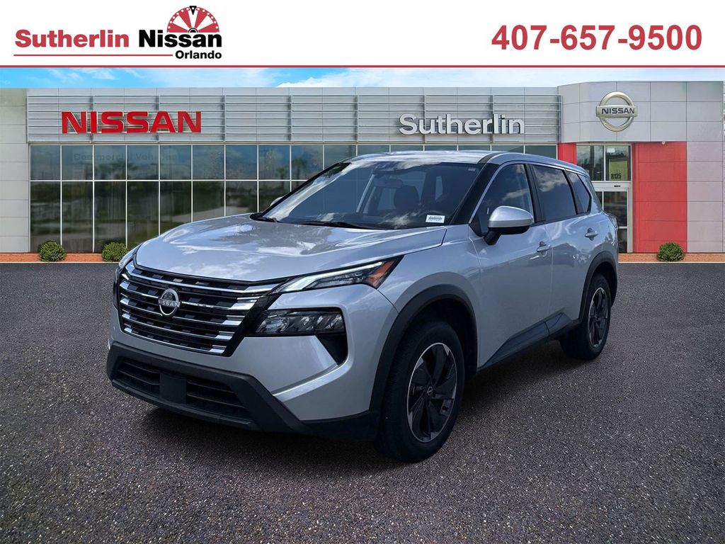 Brilliant Silver Metallic 2024 Nissan Rogue SUV / Crossover Front-Wheel Drive Continuously Variable Transmission