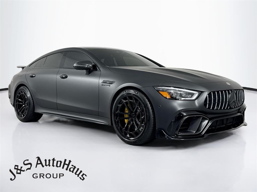 Black 2021 Mercedes-Benz AMG GT Coupe All-Wheel Drive 9-Speed Automatic